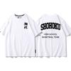 Cool anime Slam Dunk cartoon short-sleeved T-shirt for men summer front and back print loose clothes around Yukawa Kaede