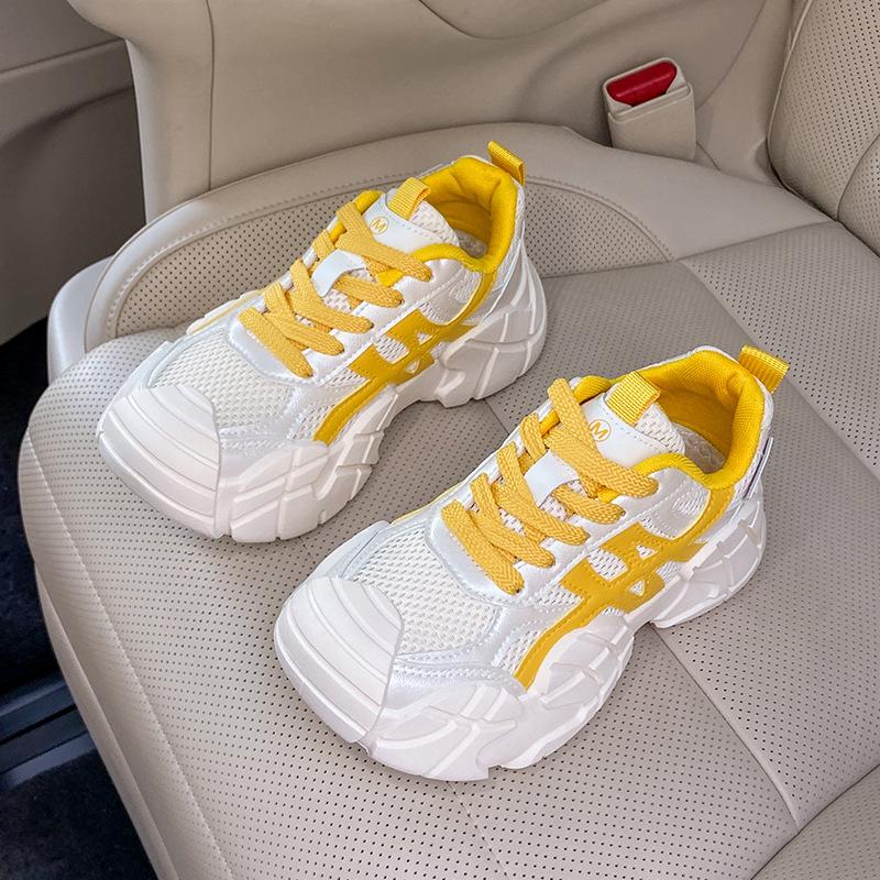 Plateau Dad Schuhe Damenmodelle 2025 neue Herbst beliebte Freizeitschuhe vielseitige leichte Sportschuhe Freizeitschuhe