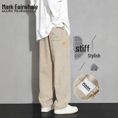 Mark Fairwhale Men's Straight-Leg Loose Casual Jeans