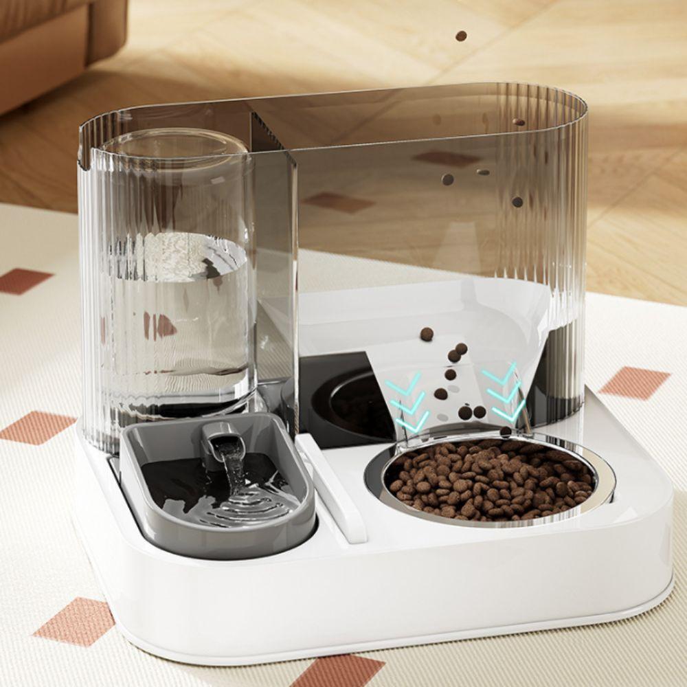 Detachable Cat Water Dispenser Large Capacity Pet Feeding Bowl Pet Water Drinker  Business Trip