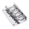 4 String Electric Bass Bridge Metal Vintage Style Fixed Guitar Bridge with Saddle 86MM