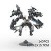 MOC Building Blocks Compatible with Small Mecha Exoskeleton Robots Puzzle Figurines Children Toy