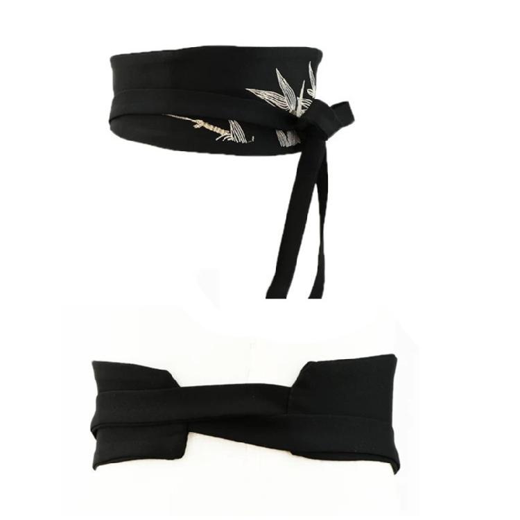 Eleganter breiter Gürtel mit Stickerei, verstellbarer gebundener Bund, Taillenkorsett für Abendparty-Kleidung, Outfit-Verstärker für formelle Anlässe