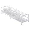 Pull Out Dish Storage Rack Carbon Steel Plate Drain Stand Holder Kitchen Drawer Organizer for Dishes Lids Cutting Boards