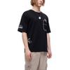FILA New Pocket Letter Print Casual American Vintage Short Sleeve T-Shirt Men Tops Deep-Black T11M326103A-BK