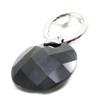 Les Trésors De Lily [I3943] - Black 'Linda' Silver Pendant