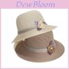 Mint Flower Summer Hat With Wide Brim For Women Sun Protection And Breathability
