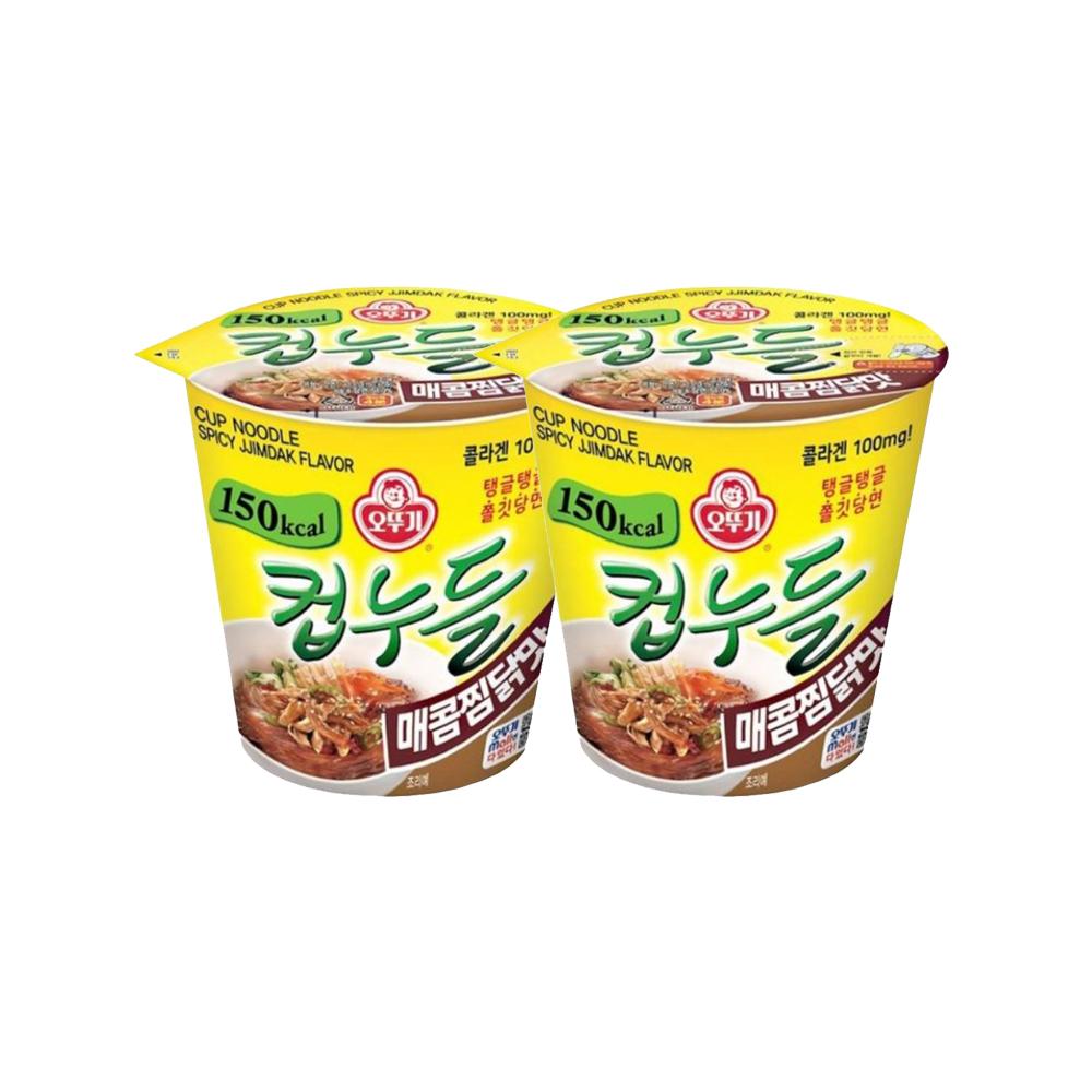 

Ottogi Cup Noodle Spicy Steved Chicken, вкус Чимдак 45,5 г (3 разных количества) 2