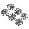 50pcs Halloween Decor Spider Web Plastic Cobweb Artificial Spider Web Holiday Accessories for Halloween Scene Decoration Props