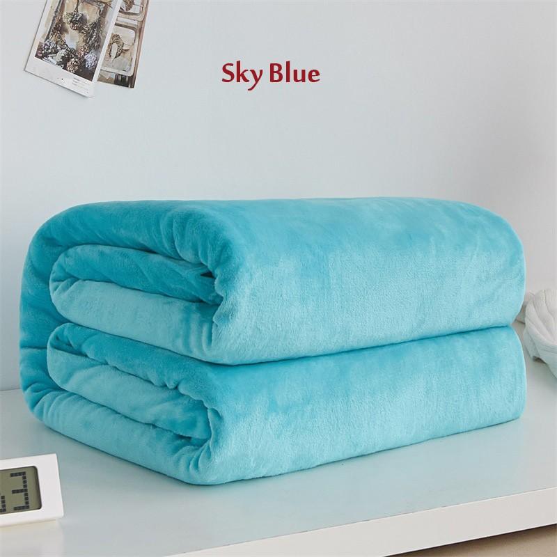 

Мягкое одеяло, однотонное флисовое покрывало для кровати, простыня для постельного белья для взрослых, домашняя спальня, диван, путешествия, офис, ворс, одеяла 100x140cm