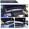 X Autohaux Car Engine Cover Struts Bars Front Bonnet Hood 3Kg 30N Force 255mm Lift Gas Spring Support Absorber Rod Accessories