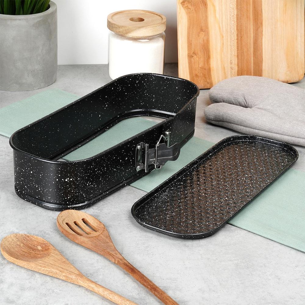 Granite Form for Baking Dough and Bread, Oval, 31 Cm