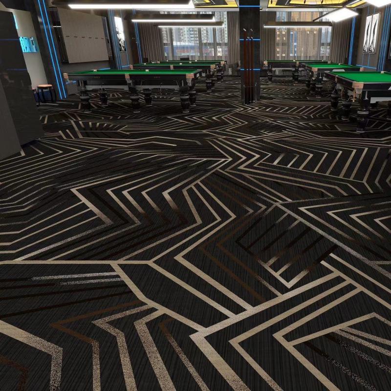 Billiard & Table Tennis Room Carpet - Full Coverage, Wear-Resistant, Flame Retardant, Soundproof