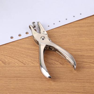 3/6mm Hole Puncher Portable Single Hole Punch Paper Material Scrapbooking Handheld Metal Craft Office Binding Supplies