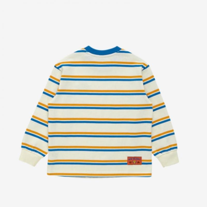 New Balance Kids Multi Stripe Long Sleeve Tee B1 Nk9bf1405u 40 80
