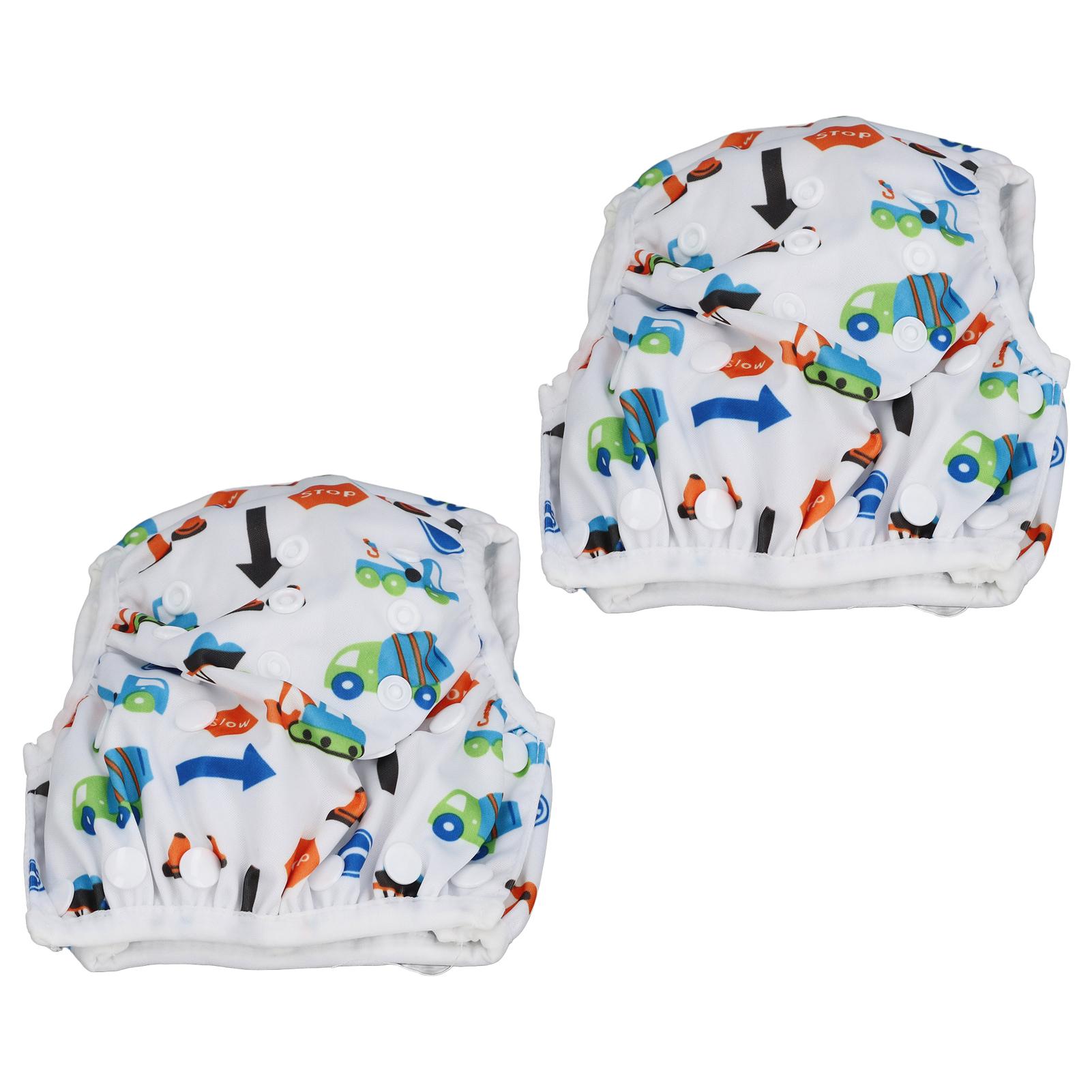 

2 шт. Детские подгузники для плавания Мягкие Дышащие Водонепроницаемые Регулируемые Непромокаемые Плавки для Младенцев B07