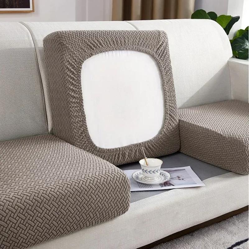 Thick Jacquard Sofa Seat Cover Elastic Sofa Cover Protector Couch Cover for Sofa Anti-dust Removable Sofa Cushion Cover