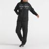 Move Sports Descente HEATNAVI Brushed Authentic Black Windbreaker, Logo, Full-Zip Hoodie, Water-Repellent, Windproof, Training,