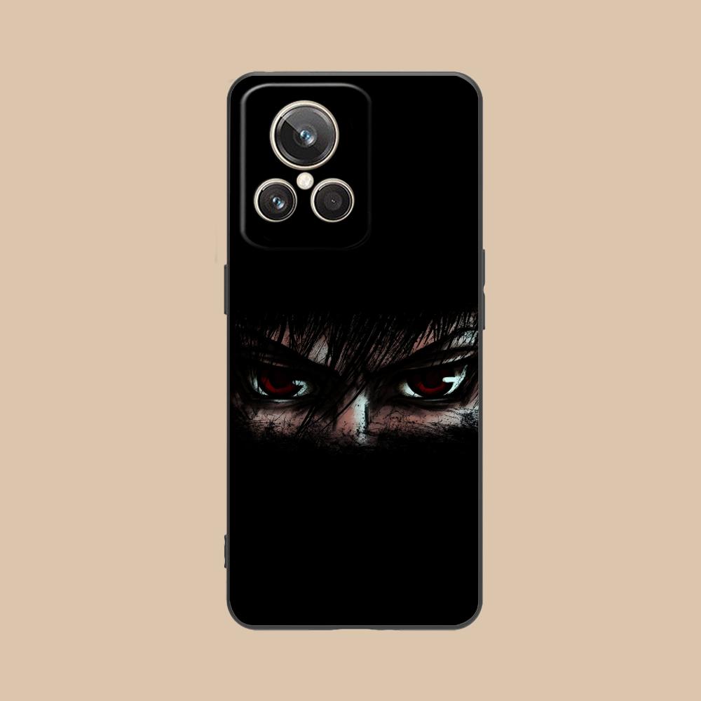 Anime Eyes Phone Case for Realme 15 14 13 12 11 10 9 Pro Plus T i Lite 5G Soft TPU Shockproof Cover