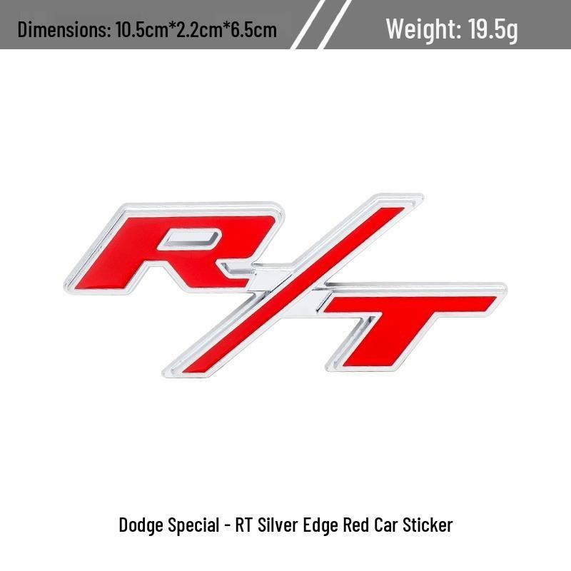 Dodge CHALLENGER Journey SRT Grille and Rear Emblem Metal Decorative Sticker