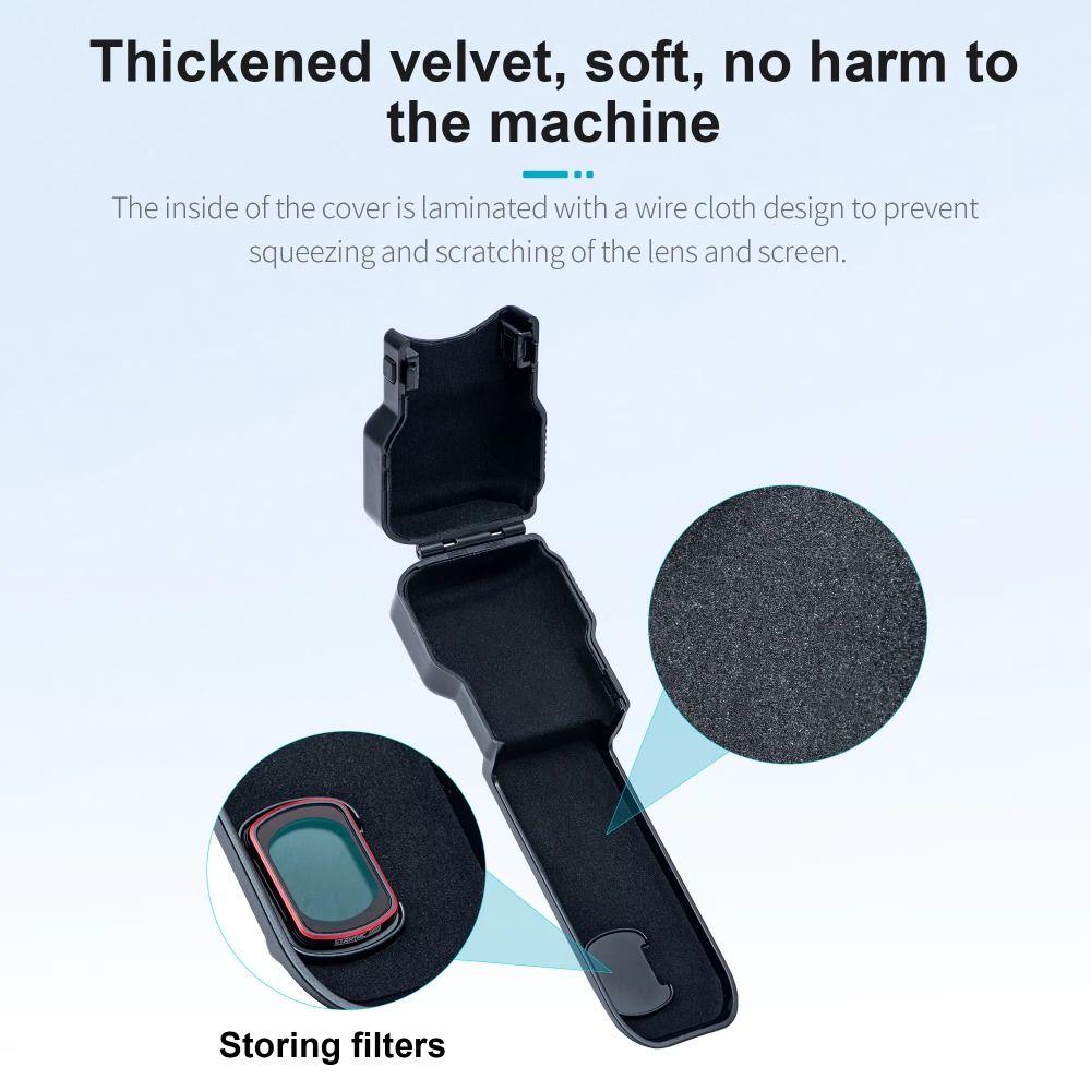 PC Camera Protective Cover 2 in 1 Dustproof Screen Protective Case Handheld Camera Accessories for DJI Osmo Pocket 3