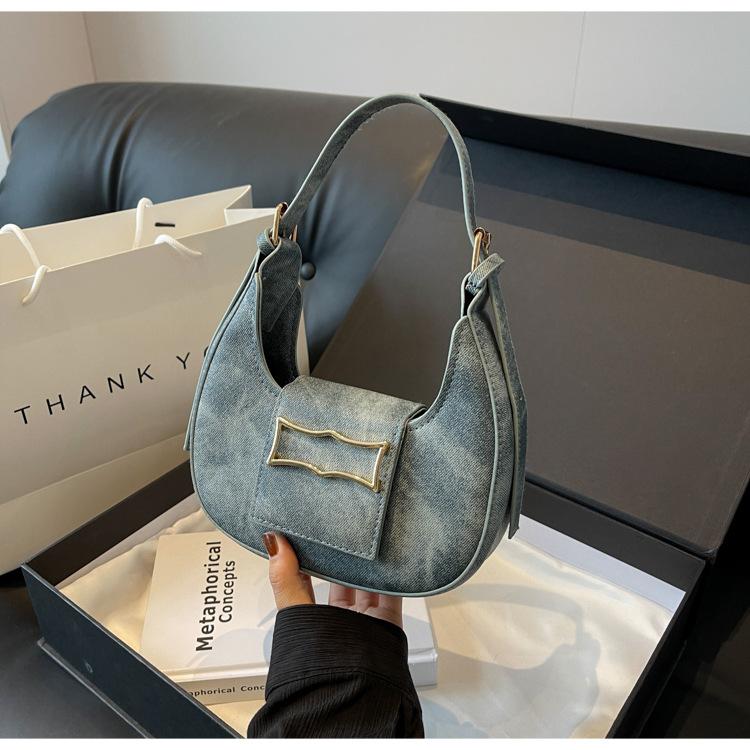 New Moon Bag Women'S Bag Versatile Shoulder Bag Foreign Style Handbag Fashion Single Room Bag