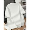 Tamanhos Europeus Moda Feminina Camiseta de Gola Redonda