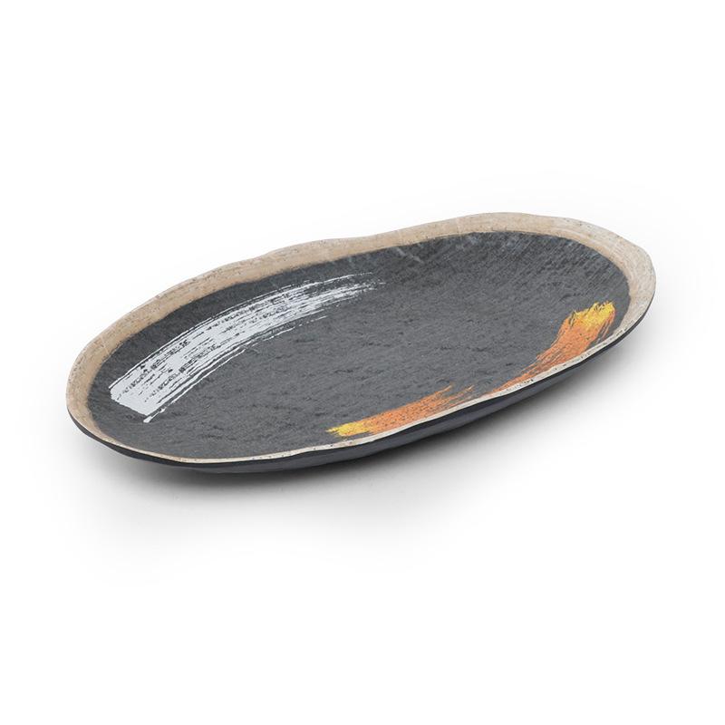 Melamine Plate Japanese Disc Restaurant Commercial Flat Tableware