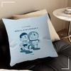 Pillow Cover Sofa Cushion Cover Home Room Decoration Children Gift Anime D-D-Doraemon W-Whitepaper