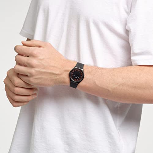 Swatch Watch Brushed Red The January Collection SS07B106 Black