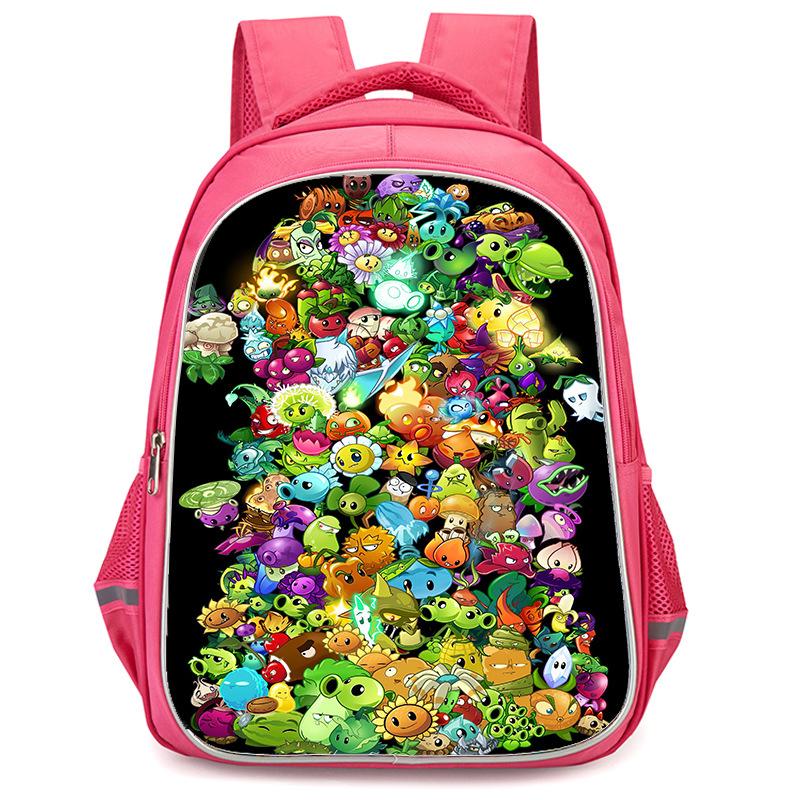 Plants Vs. Zombies Plants Vs. Zombies Anime Backpack Student Bag