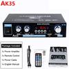 AK35 800W Bluetooth Amplifier 2 Channel Stereo HiFi Digital Display Multifunctional Music Amplifier For Car Classroom Home Audio