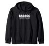 Badass Metal Detector Metal Hunter Coin Whisperer Zip Hoodie
