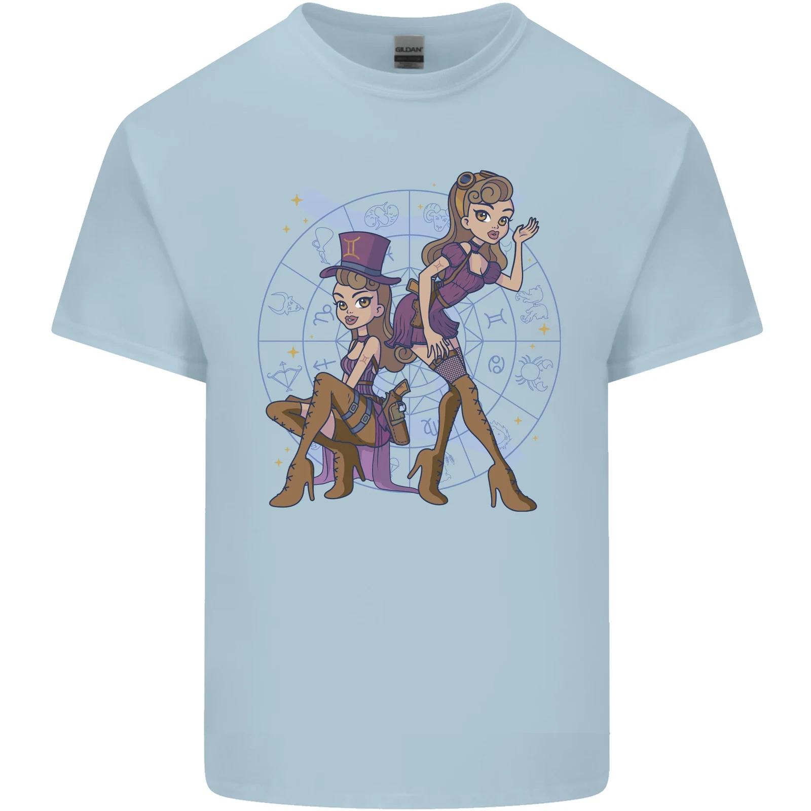 Gemini Star Sign Astrological Zodiac Kids T-Shirt Childrens 4XL