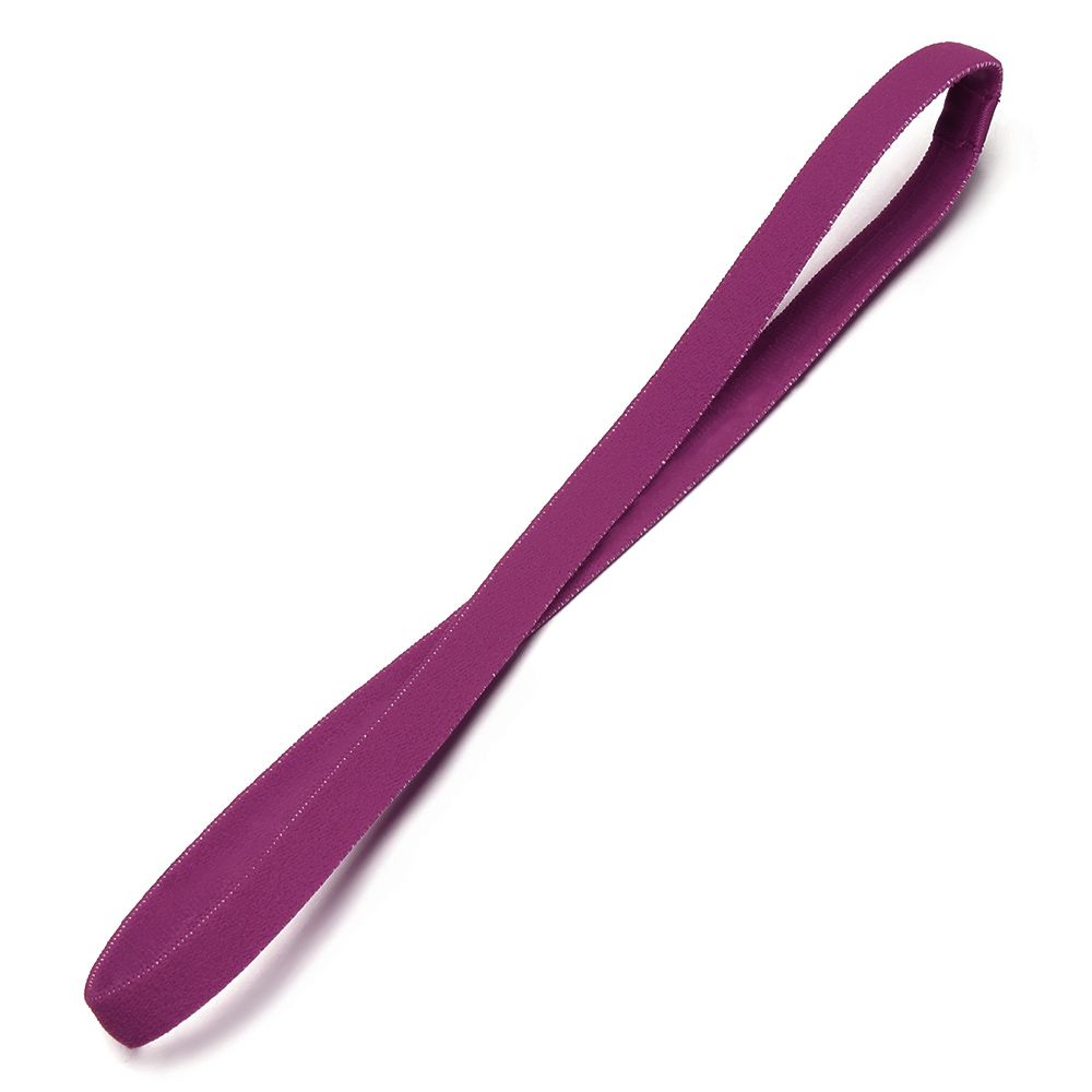 Ladies Candy Color Rubber Sweatband Sport Anti-slip Head Wrap Yoga Hair Bands Elastic Headband
