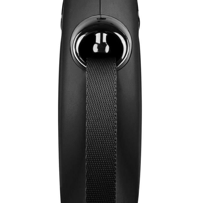 Laisse Sangle TRIXIE Flexi New CLASSIC - Taille L - 5 M - Noir