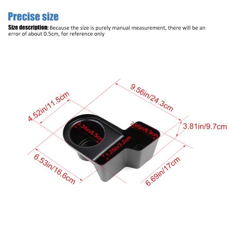 Armrest Cup Holder Storage Box Organizer Container For Jeep Grand Cherokee 2011-2020 Stowing Tidying Accessories