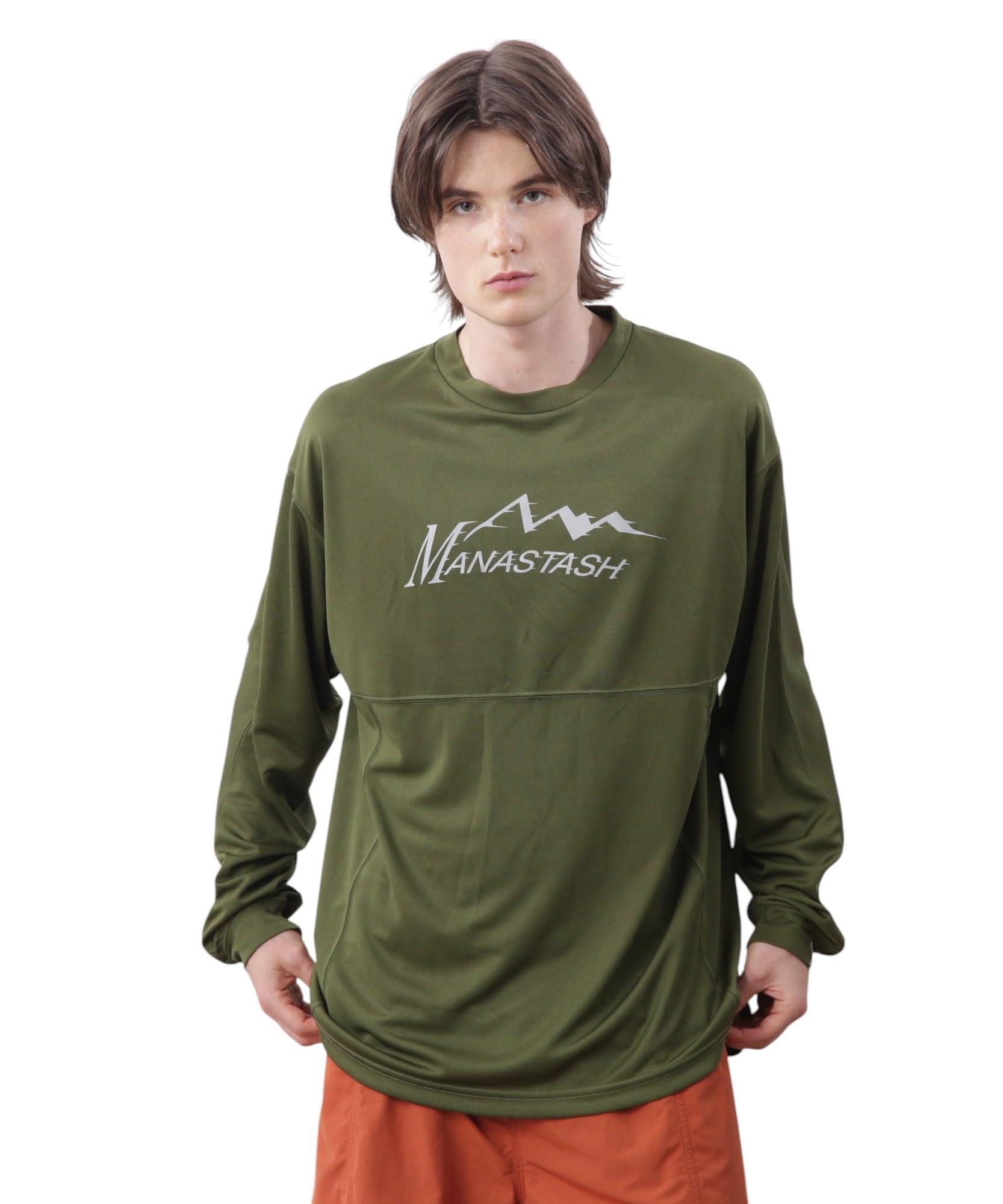 

Manastash REF. Футболка с длинным рукавом с логотипом TECH, мужская XL, 140, зеленая, 792-5130013