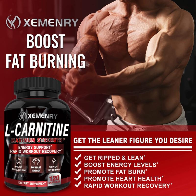 L-Carnitine Capsules 1330mg - Weight Loss, Fat Burning - L-carnitine Tartrate