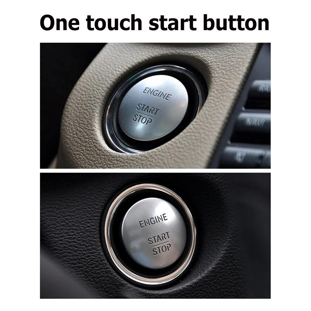 Car Engine Start Stop Push Button Switch One-click Start Keyless Replace For Mercedes Benz A C E GL Class W117 W221 W292 W246