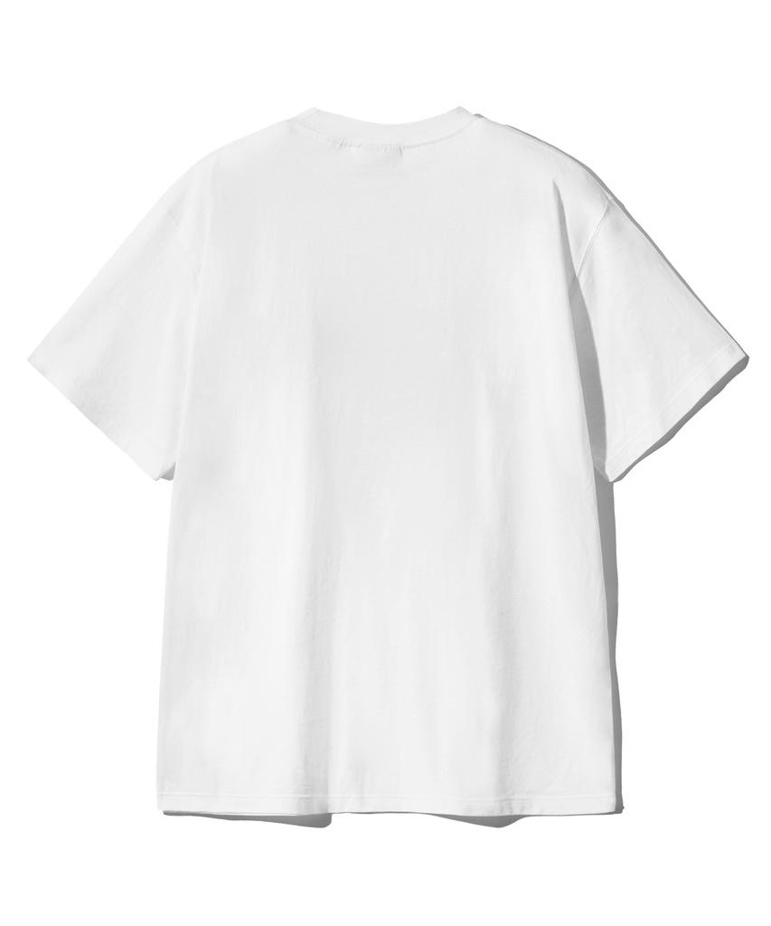 FILLUMINATE Two-Tone Arch Logo T-Shirt - White