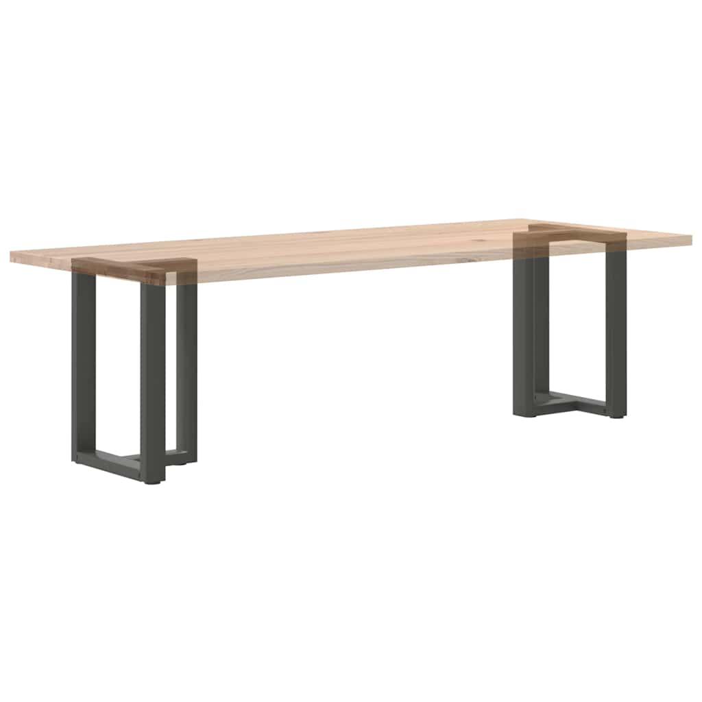 Vidaxl Nogi Do Stołu Jadalnego, 2 Pcs., Antracyt, 60X35X(72-73) Cm