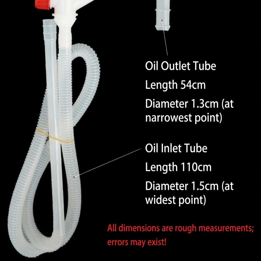 Manual Barrel Pump Plastic Hand Pump Oil Tube Suction Pump  Workshop Tool