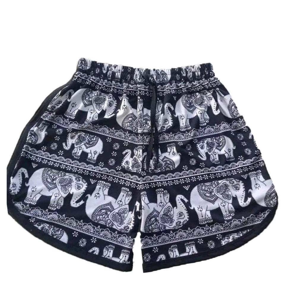 

Жіночі Штани Слон Бокс Муай Тай Кікбоксинг Шорти Тренувальні З Принтом Еластичний Пояс Швидкосохнучі Боксерські Шорти для Бойових Мистецтв Фітнесу Тренувань Вуличний Стиль 2XL