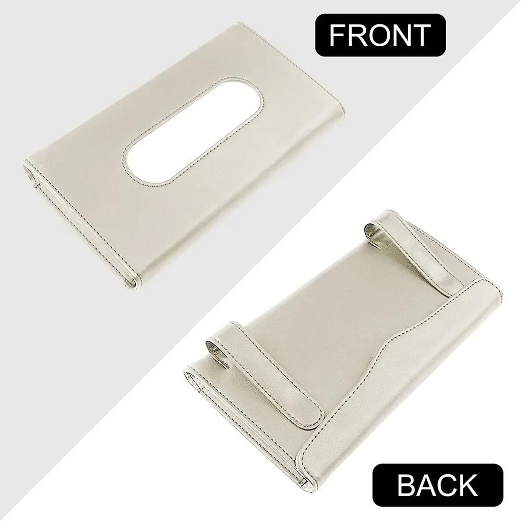 Car Tissue Box Car Sun Visor Tissue Box Interior Holder Auto Interior Storage Universal Car Accessories
