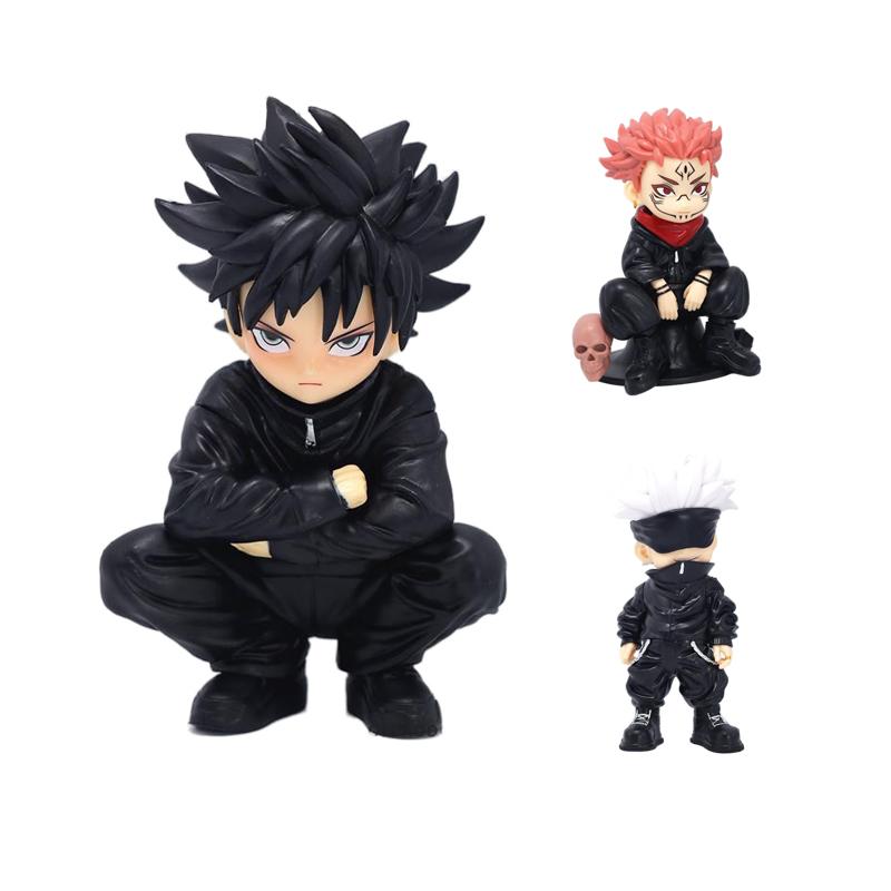 Jujutsu Kaisen Anime Figure Style Satoru Gojo Action Figure Lord Of The Curse Sukuna Figurine Collection Model Doll Toys