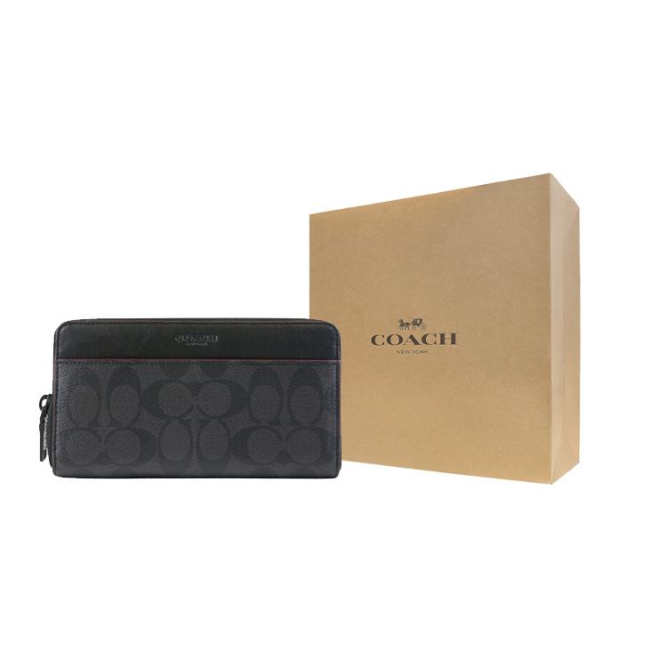 COACH Accordion Wallet Coated Canvas Wallet