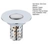 Bathroom Sink Drain Strainer Universal 3 in 1 Pop Up Stopper with Detachable