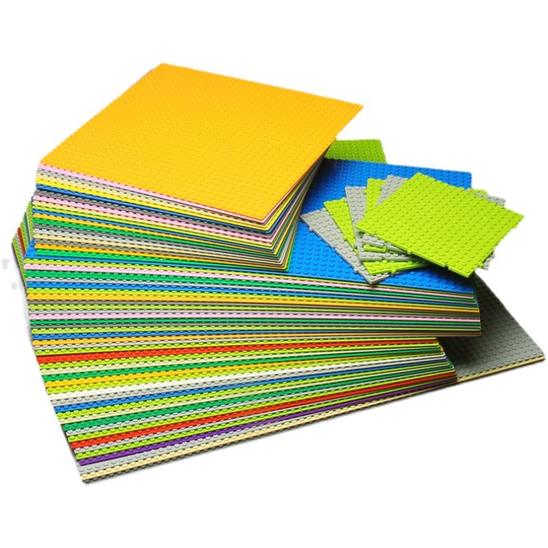 32x32 32x16 Prikker Klassiske Grundplader Klodser DIY Lille Størrelse Byvej Mursten Grundplade Konstruktion Bygge Legetøj Til Børn Gaver