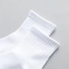 3Pairs/set White Mesh Kids Socks Summer Thin Breathable Boy Girl Middle Tube Socks Solid Color Teenagers Children Sports Socks